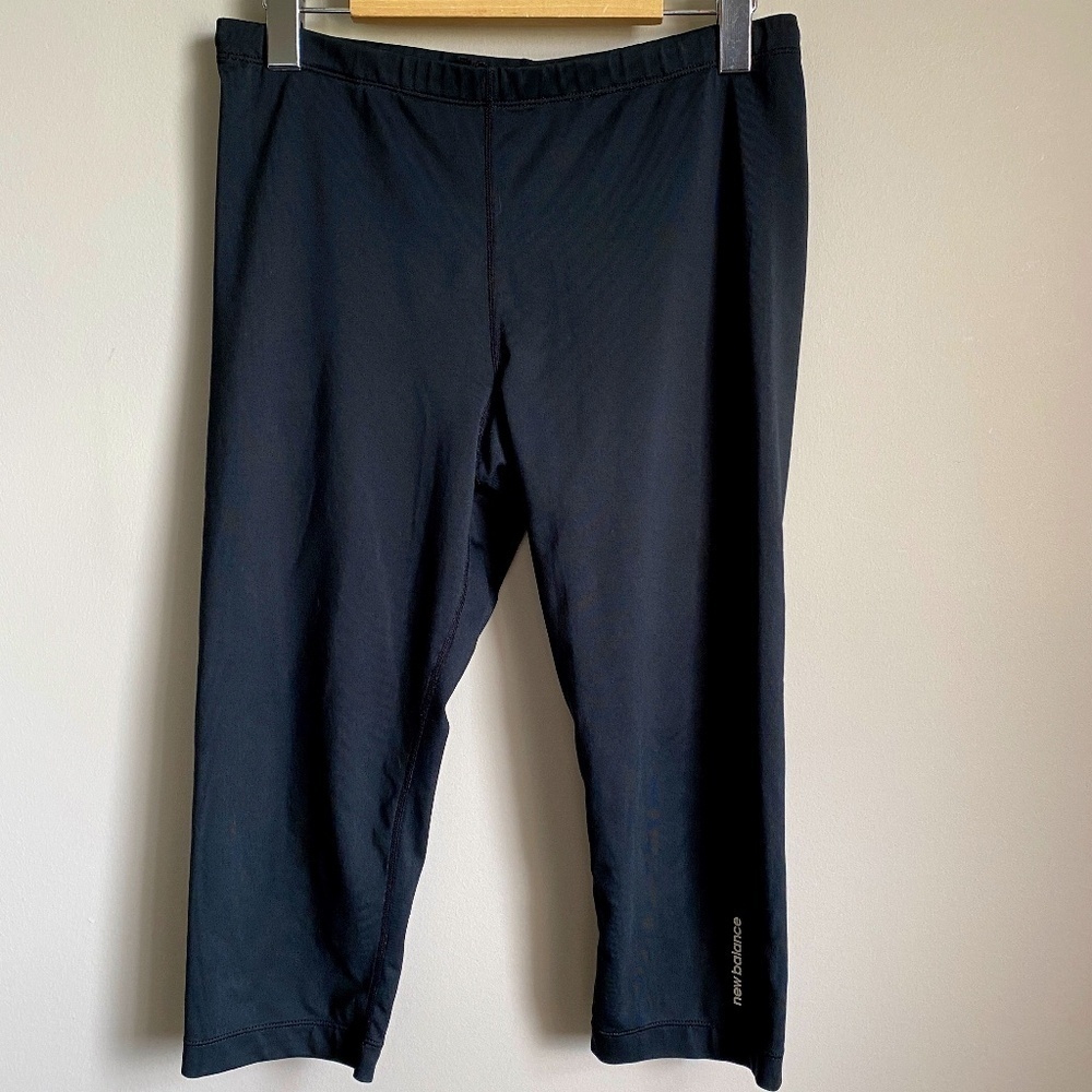New Balance Women's‎ Black Athletic Performance Capri Leggings Size Medium